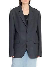 Mohair-Wool Blazer