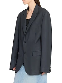 Mohair-Wool Blazer