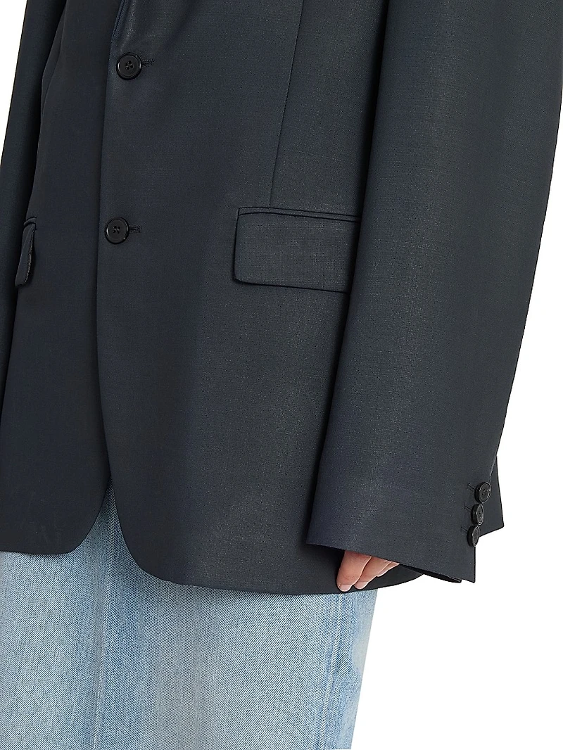 Mohair-Wool Blazer