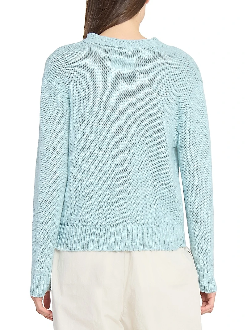 Hemp V-Neck Cardigan