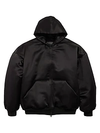 Padded Zip-Up Hoodie