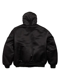 Padded Zip-Up Hoodie