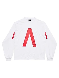 Balenciaga Music Archive Series Connected Long Sleeve T-shirt Medium Fit