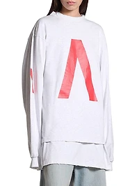 Balenciaga Music Archive Series Connected Long Sleeve T-shirt Medium Fit