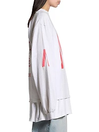 Balenciaga Music Archive Series Connected Long Sleeve T-shirt Medium Fit
