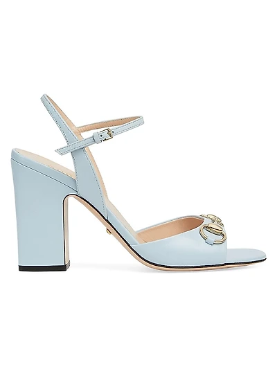 Lady Horsebit Leather Sandals