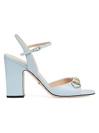 Lady Horsebit Leather Sandals