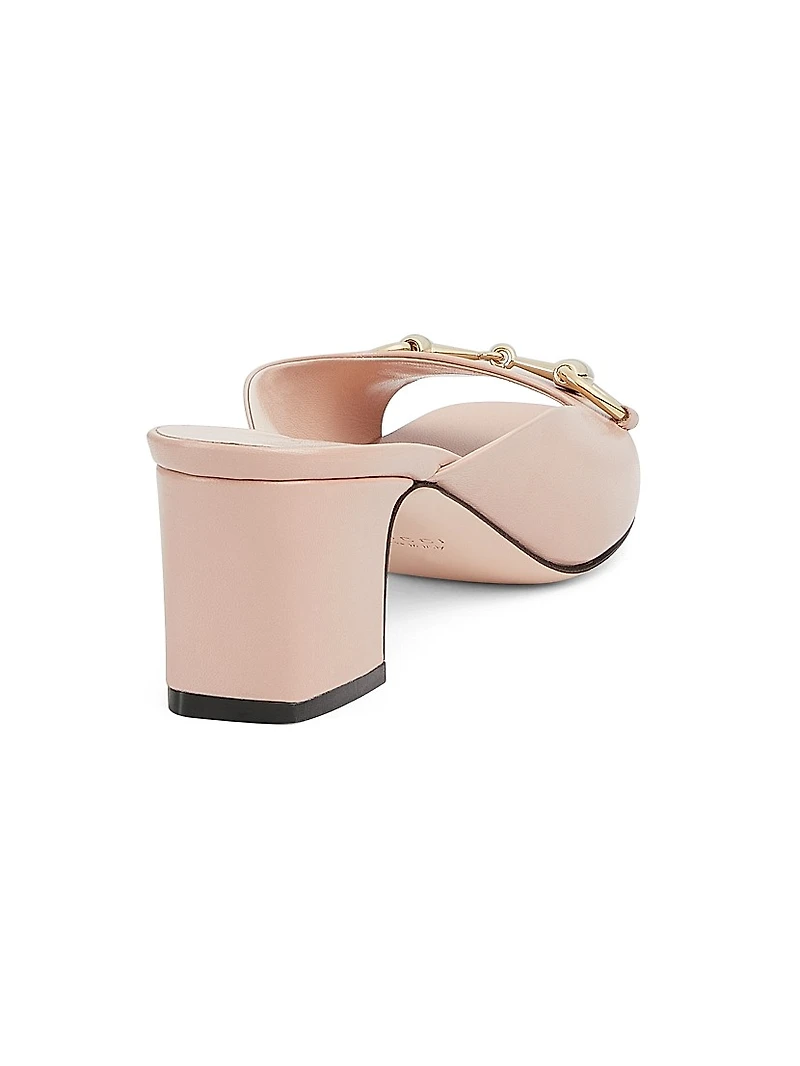 Lady Horsebit Leather Sandals