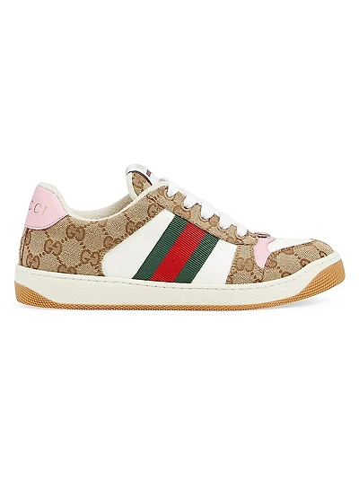 Double G Vintage-Style Sneakers