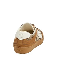 G75 Canvas & Suede Low-Top Sneakers