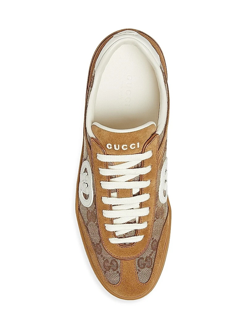G75 Canvas & Suede Low-Top Sneakers