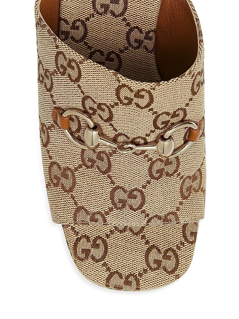 Carmen Canvas Slip-On Platform Sandals