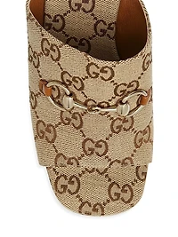 Carmen Canvas Slip-On Platform Sandals