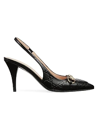 80MM GG Horsebit Pumps