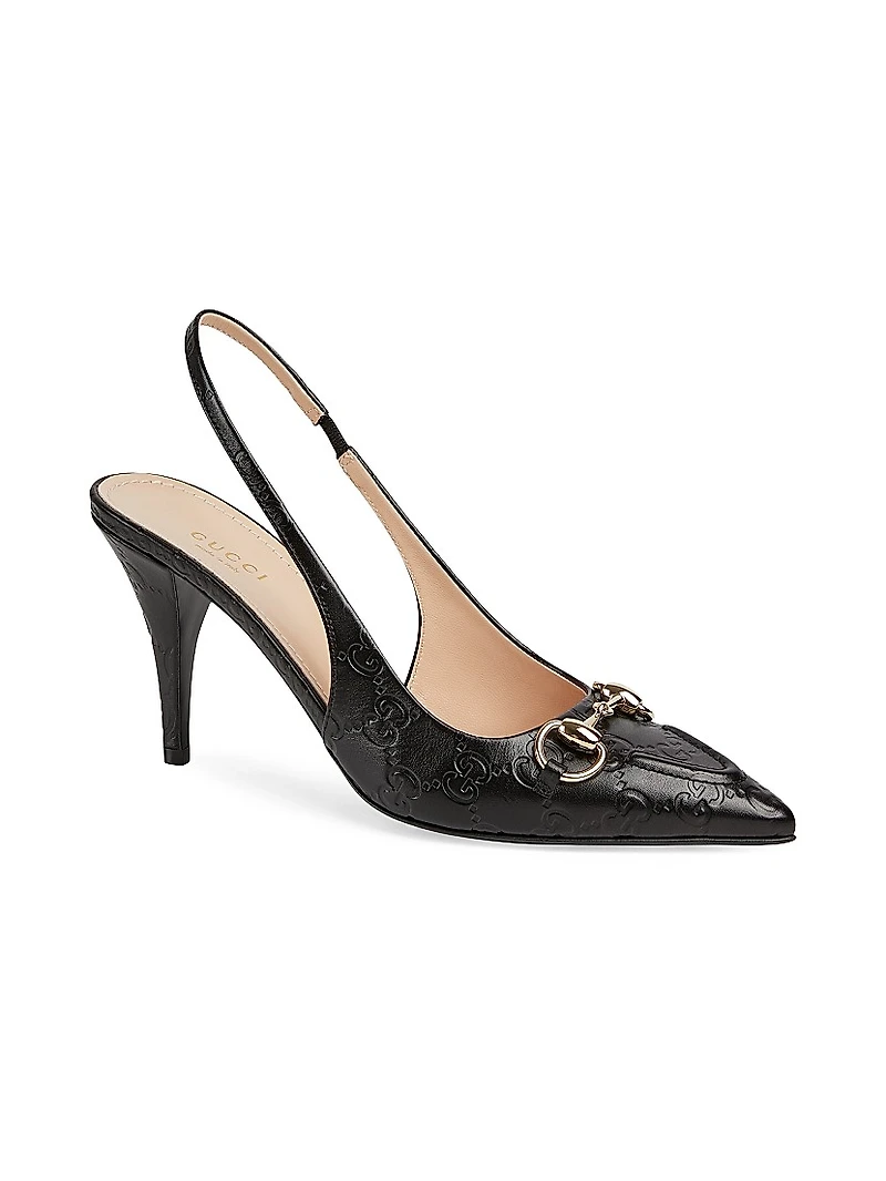 80MM GG Horsebit Pumps