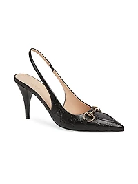 80MM GG Horsebit Pumps