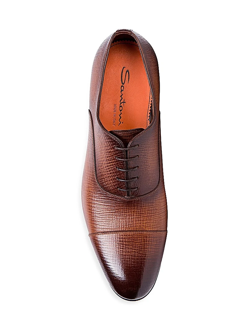 Darian Embossed Leather Dress Shoes