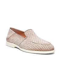 Malibu Woven Suede Loafers