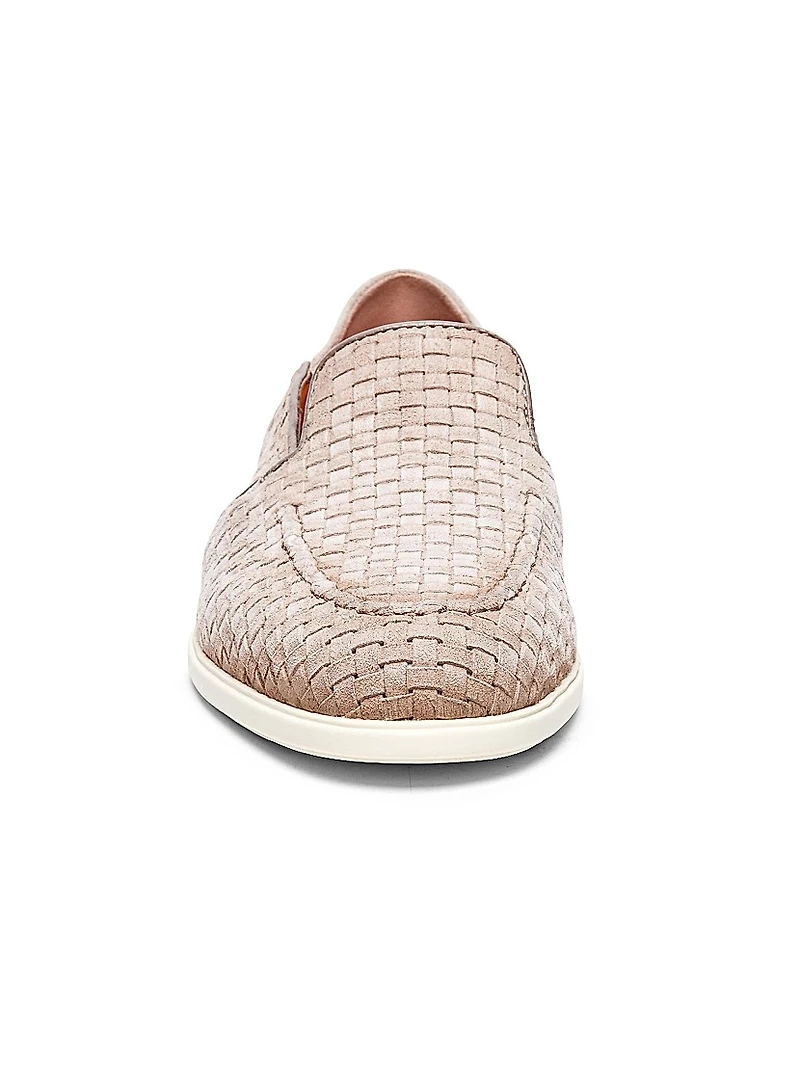 Malibu Woven Suede Loafers