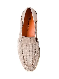 Malibu Woven Suede Loafers