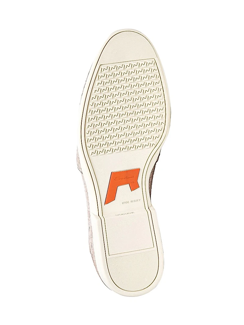 Malibu Woven Suede Loafers