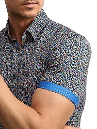 Ritter Printed Short-Sleeve Knit Shirt