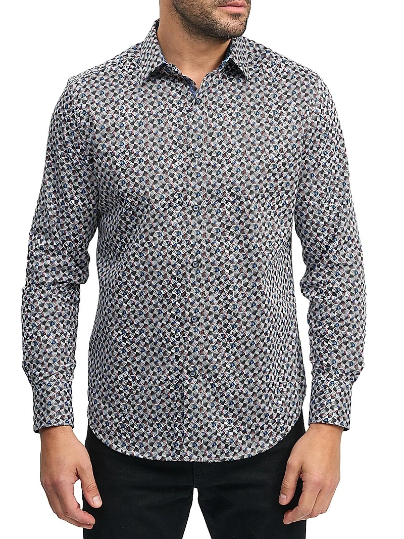Spun Out Long-Sleeve Button-Front Shirt