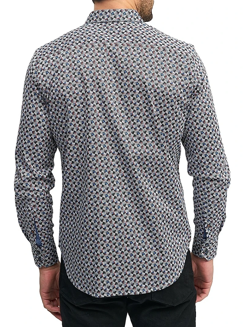 Spun Out Long-Sleeve Button-Front Shirt