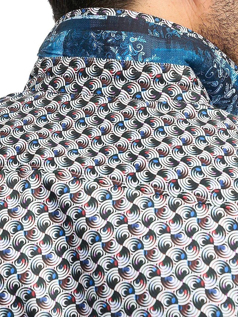 Spun Out Long-Sleeve Button-Front Shirt