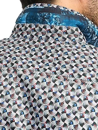 Spun Out Long-Sleeve Button-Front Shirt