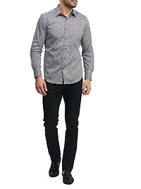 Spun Out Long-Sleeve Button-Front Shirt