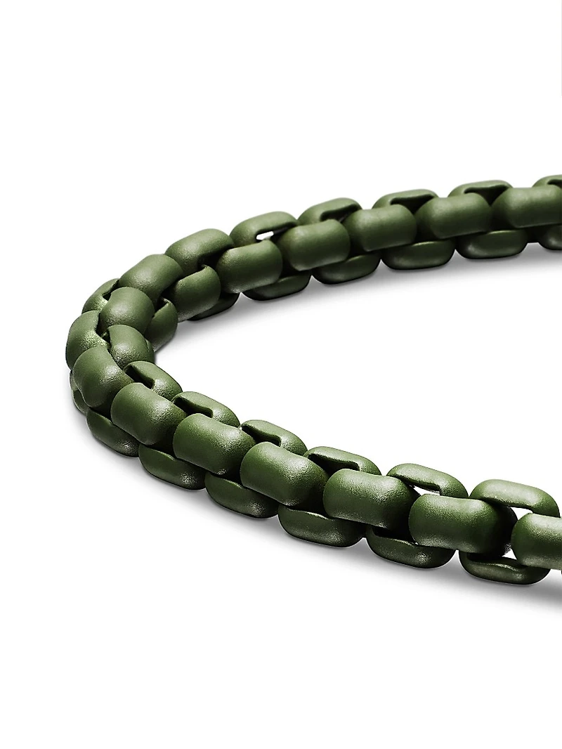 Box Chain Bracelet Sterling Silver