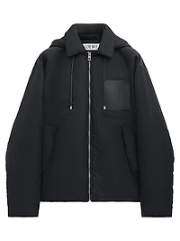 Hooded Nylon-Blend Jacket