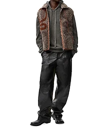 Anagram Logo Sherpa Vest