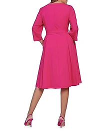 Luisa Button-Front Dress
