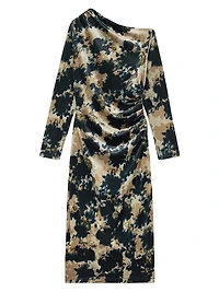 Briana Tie-Dye Velvet Maxi Dress