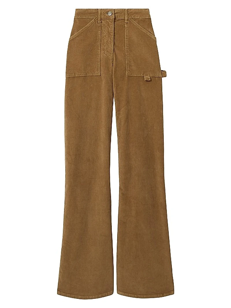 Marie Corduroy Flare Trousers
