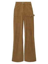 Marie Corduroy Flare Trousers