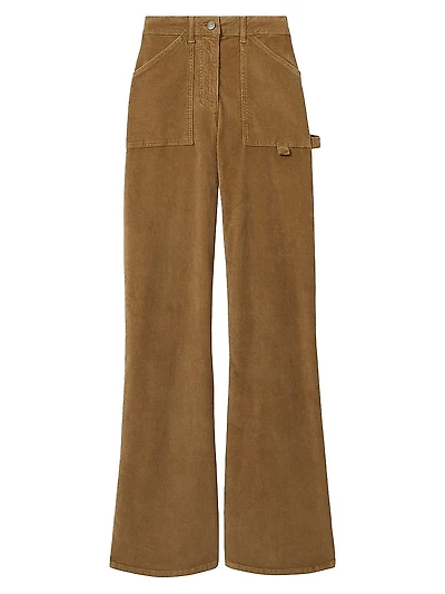 Marie Corduroy Flare Trousers