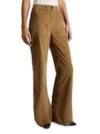 Marie Corduroy Flare Trousers
