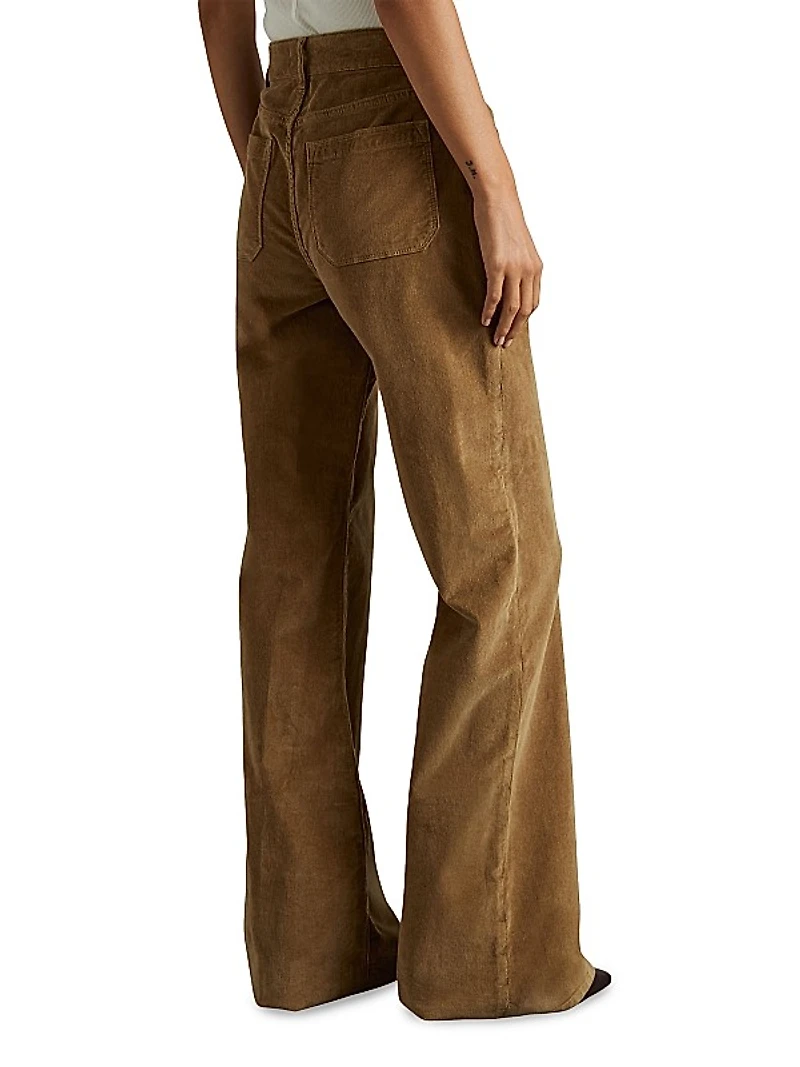 Marie Corduroy Flare Trousers