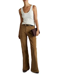 Marie Corduroy Flare Trousers