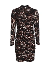 Carolina Ruched Jersey Minidress
