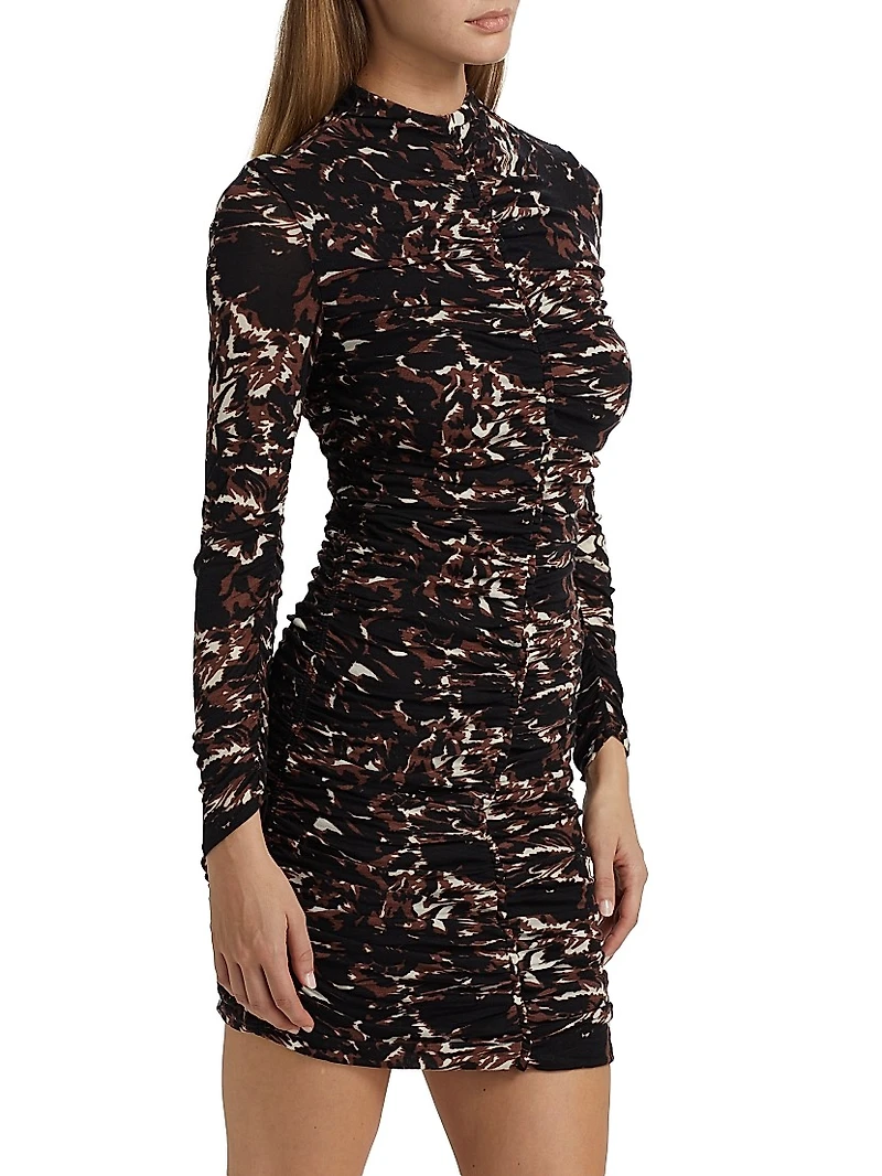 Carolina Ruched Jersey Minidress