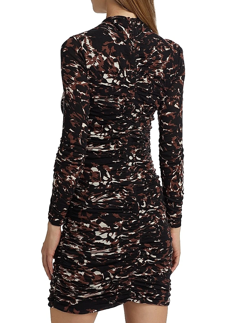Carolina Ruched Jersey Minidress