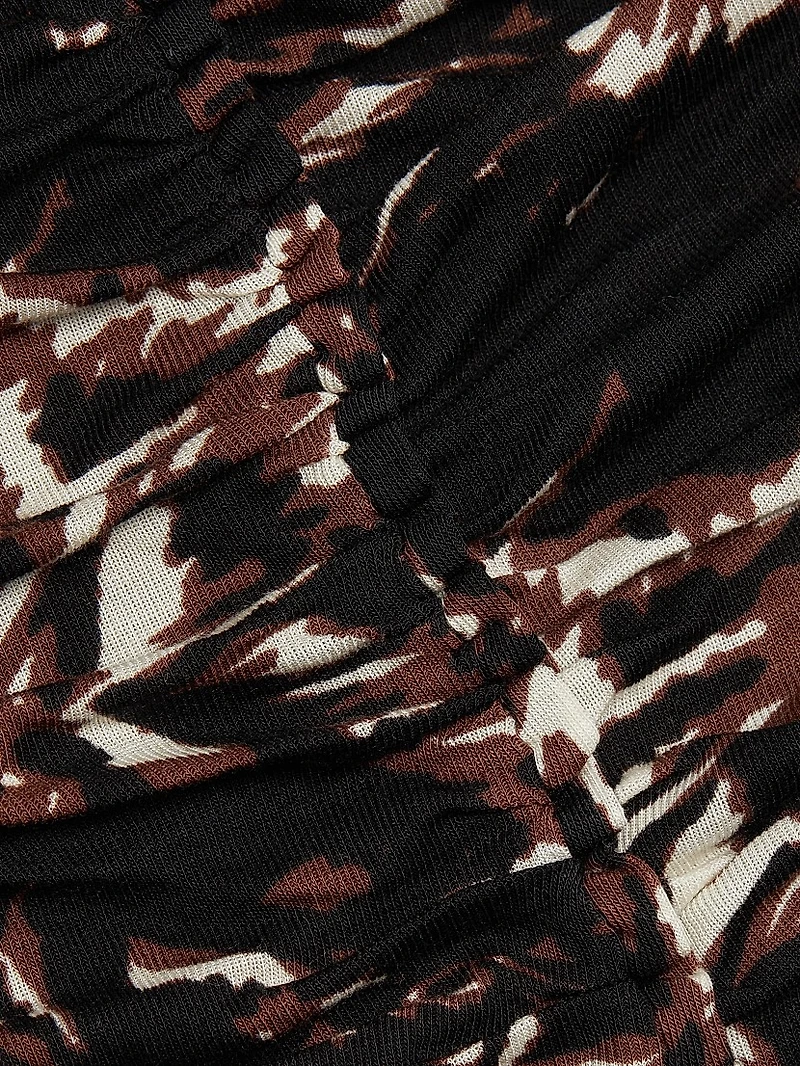 Carolina Ruched Jersey Minidress