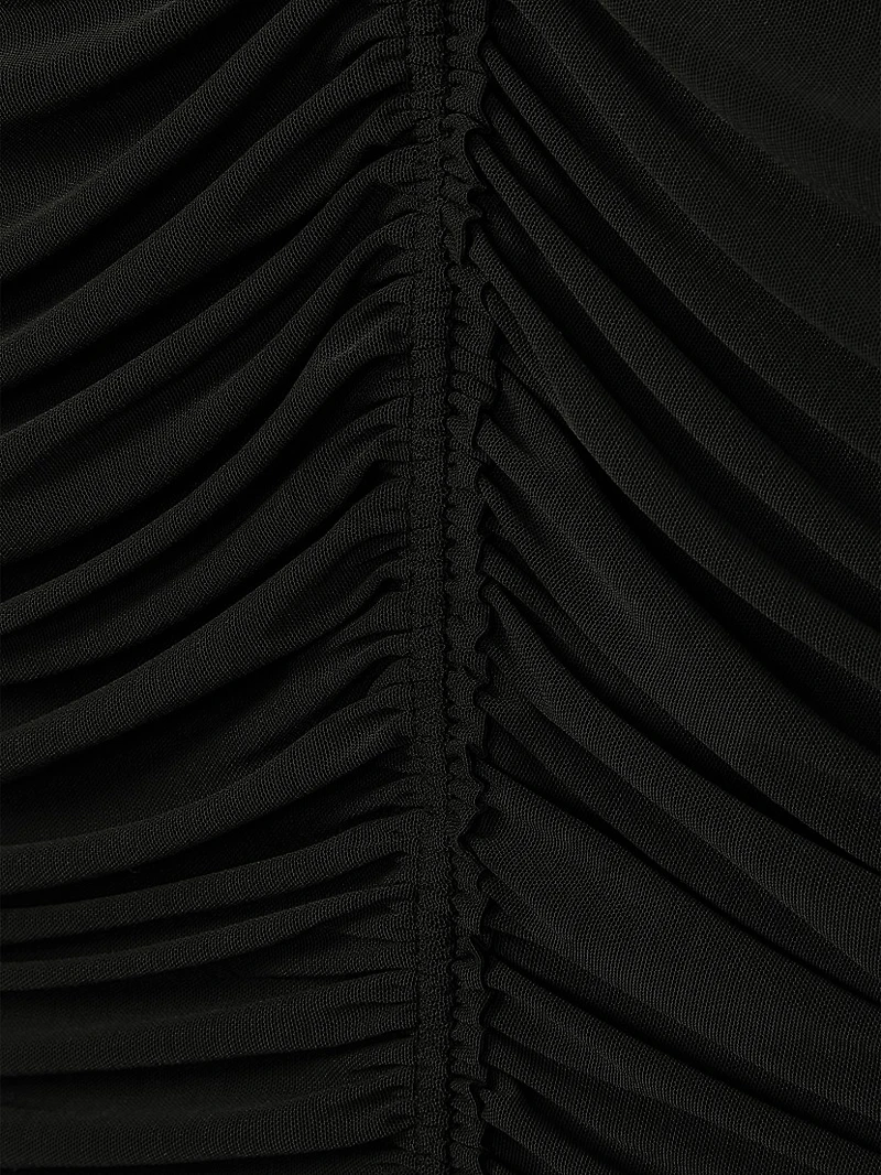 Sabrina Ruched Jersey Minidress