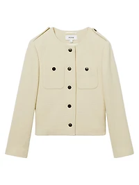 Blaine Wool Crop Jacket