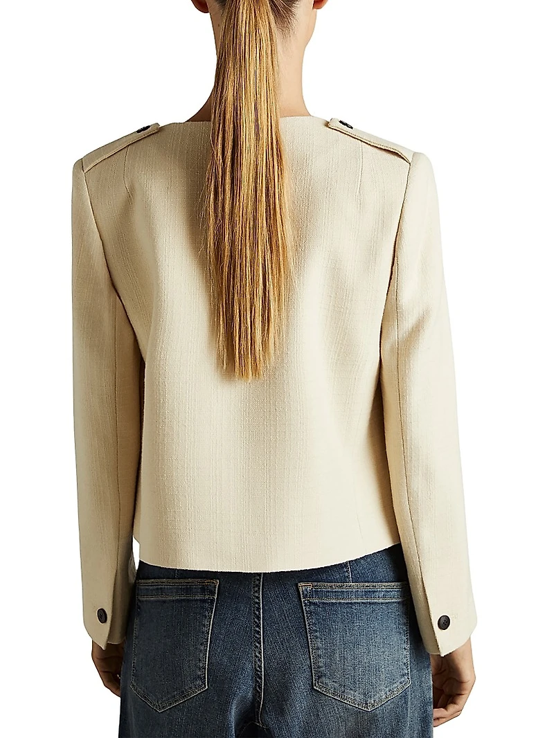 Blaine Wool Crop Jacket