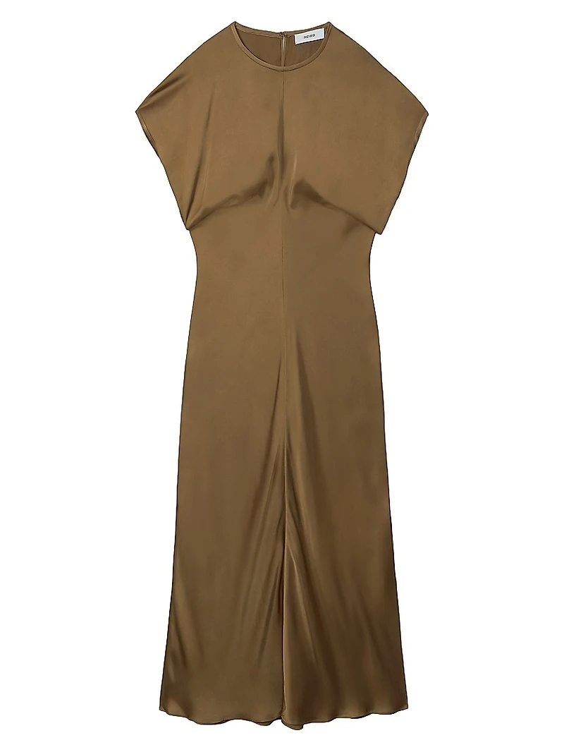Kora Satin Maxi-Dress